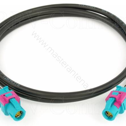 Cable assembly HSD female straight - HSD female straight cable length from 0,2m to 20m.