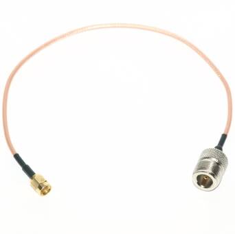 Konektor (pigtail) SMA męski prosty - N żeński kabel RG316.